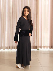 Palm Velvet Dress kids