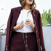 Full Set Of Maroon Stripes