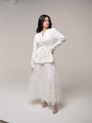 Sparkle Sequin white Set