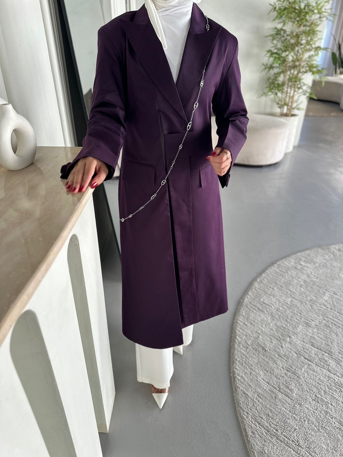 Dark Purple coat