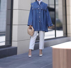 Long Denim Shirt