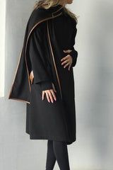 Black Wrap Coat
