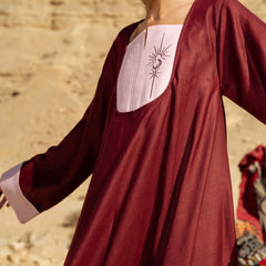 Burgundy Kaftan