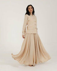 Beige set (jacket & skirt)