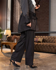 Black Soft Lines suit