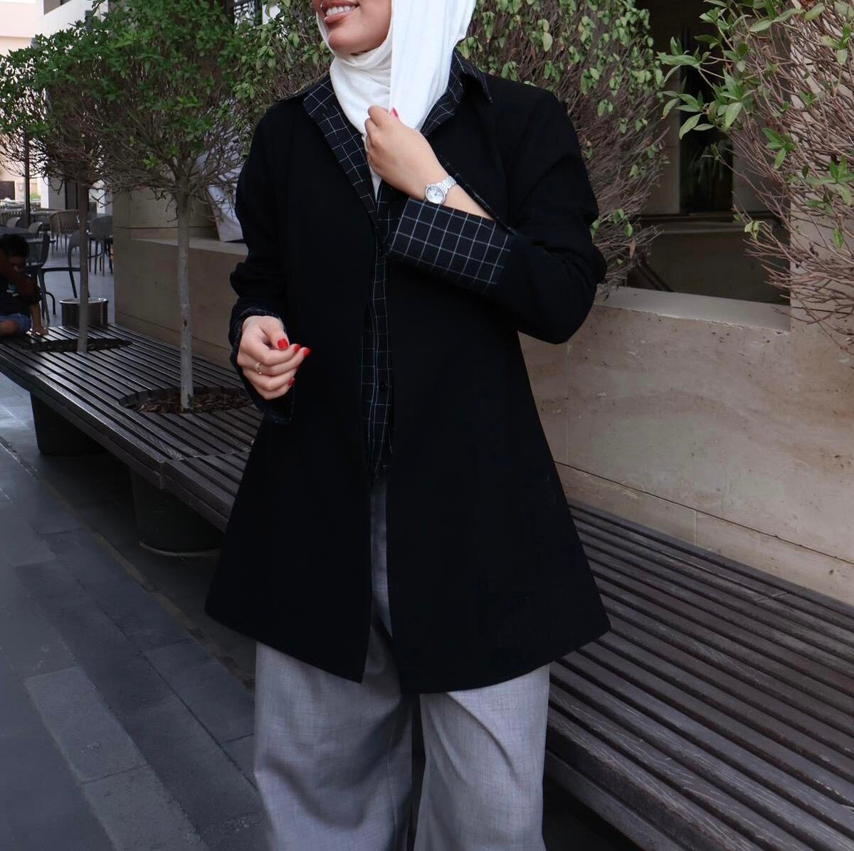 Double Jacket Black Blazer