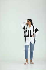 Black & White Oversized Shirt