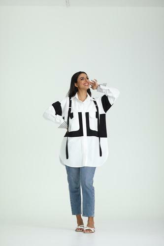Black & White Oversized Shirt