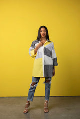 Breezy Yellow And Stripes Shirt