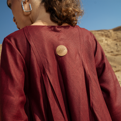 Burgundy Kaftan