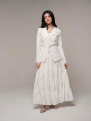 White Layered Skirt & Top