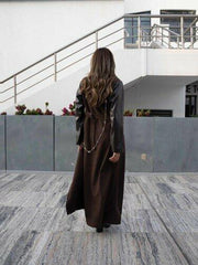 Brownie Coat With Leather