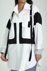 Black & White Oversized Shirt