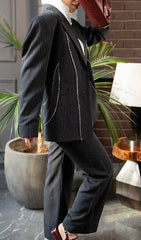 Formal Striped Suit