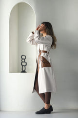 Jacket tied to the side