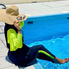 Yellow Ruffles Swimsuit