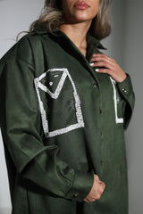 Dark Olive Winter Shirt