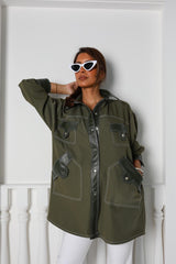 Army Green Jacket.