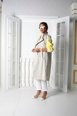 Two Tone Trench Coat