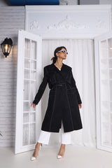Midnight Stitch Trench