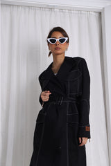 Midnight Stitch Trench