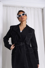 Midnight Stitch Trench
