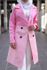 Baby Pink Trench